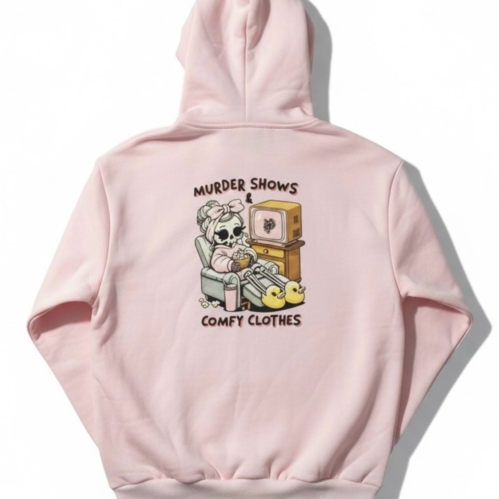 Pink Graphic Hoodie